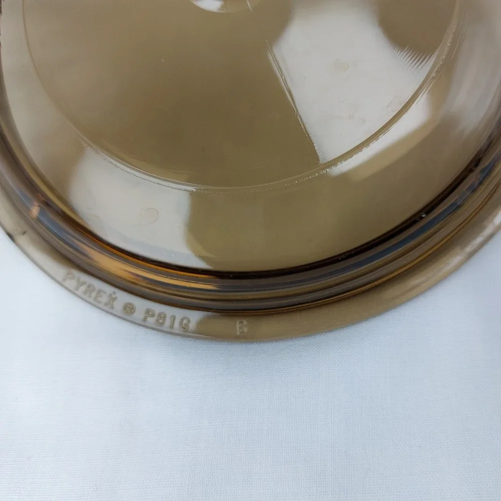 PYREX Vision Smoked Amber Glass Lid P81C‎ 5